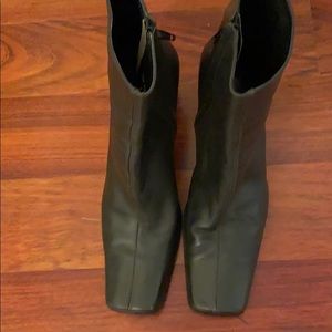 Green Leather Boots